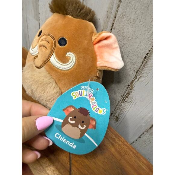 NWT Squishmallows Chienda Wooly Mammoth Plush Prehistoric Squad Medium 5" - Picture 2 of 5